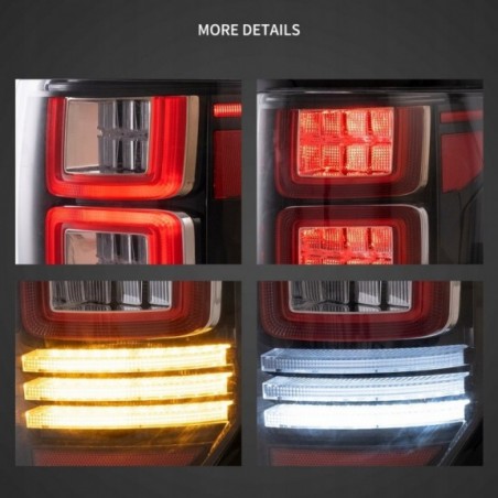 FORD F150 F-150 2009-2014 LAMPA LAMPY TYŁ L + R LED VLAND KOMPLET CZYSTE