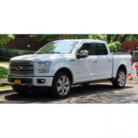 PRÓG PROGI ELEKTRYCZNE STOPNIE WYSUWANE KOMPLET Z LED FORD F-150 2015-2020