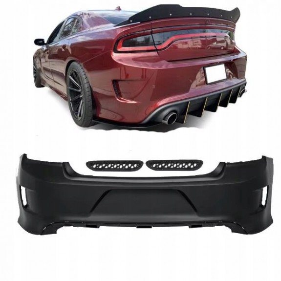 DODGE CHARGER SRT 2015-2023 ZDERZAK TYŁ GÓRNY BEZ CZUJNIKÓW