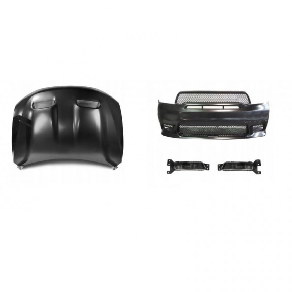 MASKA POKRYWA SILNIKA ALUMINIUM + ZDERZAK DRL KPL DODGE DURANGO SRT REDEYE