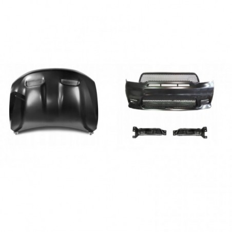 MASKA POKRYWA SILNIKA ALUMINIUM + ZDERZAK DRL KPL DODGE DURANGO SRT REDEYE