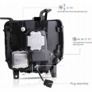 GMC SIERRA 1500 2500 3500 2014-2018 LAMPA LAMPY PRZEDNIE KOMPLET LED VLAND