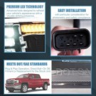 GMC SIERRA 1500 2500 3500 2014-2018 LAMPA LAMPY PRZEDNIE KOMPLET LED VLAND