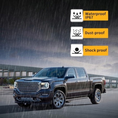 GMC SIERRA 1500 2500 3500 2014-2018 LAMPA LAMPY PRZEDNIE KOMPLET LED VLAND