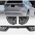 DODGE DURANGO 2014-2025 LAMPA LAMPY TYLNE BLENDA KLAPY KOMPLET BIAŁE TUNING