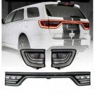 DODGE DURANGO 2014-2025 LAMPA LAMPY TYLNE BLENDA KLAPY KOMPLET BIAŁE TUNING
