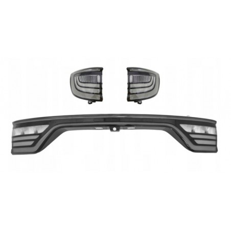 DODGE DURANGO 2014-2025 LAMPA LAMPY TYLNE BLENDA KLAPY KOMPLET BIAŁE TUNING