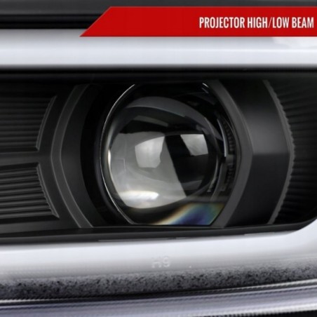 CHEVROLET CAMARO 2016-2018 LAMPA LAMPY PRZEDNIE H9 + LED KOMPLET CZARNE