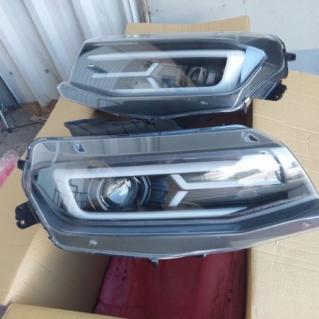 CHEVROLET CAMARO 2016-2018 LAMPA LAMPY PRZEDNIE H9 + LED KOMPLET CZARNE