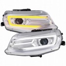 CHEVROLET CAMARO 2016-2018 LAMPA LAMPY PRZEDNIE H9 + LED KOMPLET CHROM