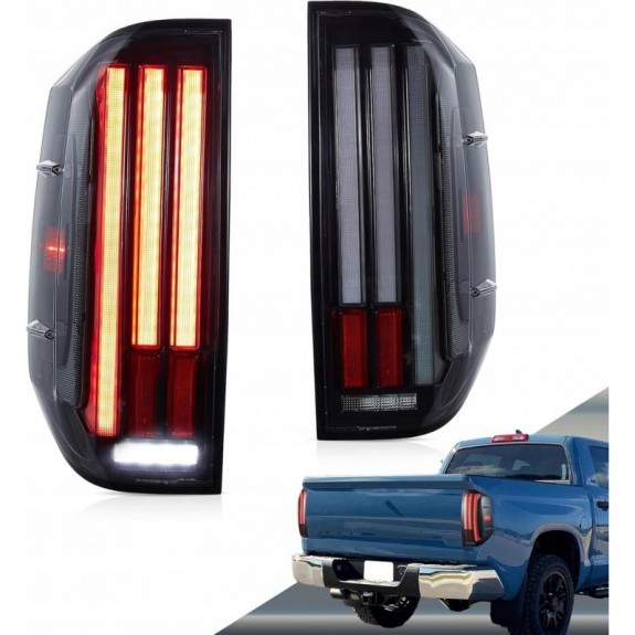 TOYOTA TUNDRA 2014-2021 LAMPA LAMPY FULL LED VLAND DYMIONE KIERUNEK ŻÓŁTY