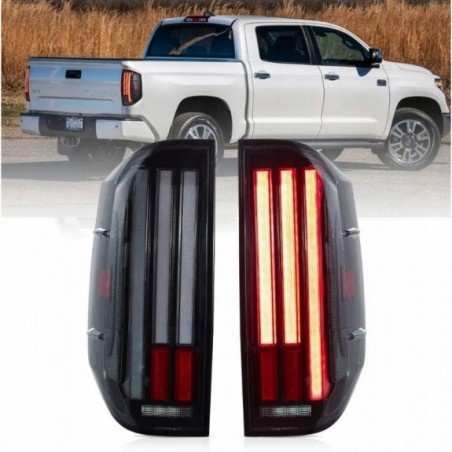TOYOTA TUNDRA 2014-2021 LAMPA LAMPY FULL LED VLAND DYMIONE KIERUNEK ŻÓŁTY