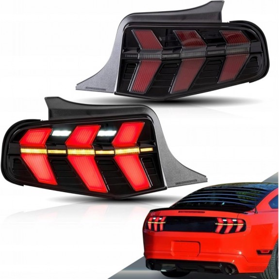 FORD MUSTANG 2010-12 LAMPA LAMPY TYŁ LEWA + PRAWA LED VLAND KIERUNEK ŻÓŁTY