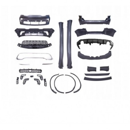 ZDERZAK PRZÓD + TYŁ NAKŁADKI KOMPLET BODY KIT DODGE DURANGO SRT 2021-2024