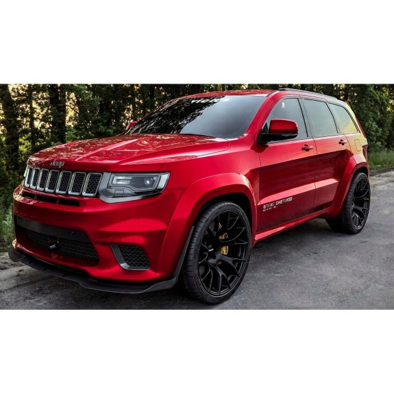 ZESTAW WIDEBODY NAKŁADKI SPOILER LISTWY JEEP GRAND CHEROKEE WK2 2014-21 SRT
