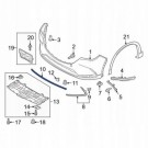 LISTWA ZDERZAKA CZARNA TEXTURA MAZDA CX9 CX-9 2016-2021
