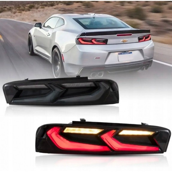 CHEVROLET CAMARO 2016- LAMPA LAMPY TYŁ LED KPL VLAND DYMIONE +WSTECZNY 6PIN