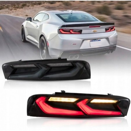 CHEVROLET CAMARO 2016- LAMPA LAMPY TYŁ LED KPL VLAND DYMIONE +WSTECZNY 6PIN