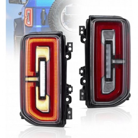 FORD BRONCO 2021-2024 LAMPA LAMPY TYLNE FULL LED VLAND LEWA + PRAWA KOMPLET