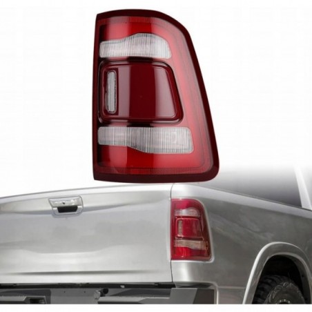DODGE RAM 1500 2019-24 LAMPA TYŁ PRAWA LED Z CZERWONY POD BSM MARTWE POLE