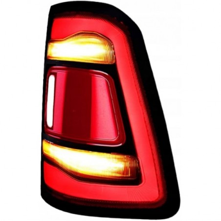 DODGE RAM 1500 2019-24 LAMPA TYŁ PRAWA LED Z CZERWONY POD BSM MARTWE POLE