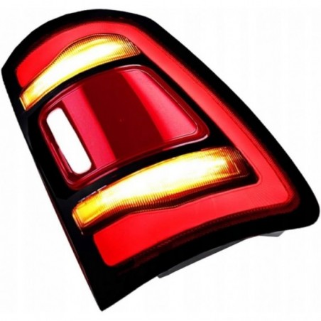 DODGE RAM 1500 2019-24 LAMPA TYŁ PRAWA LED Z CZERWONY POD BSM MARTWE POLE