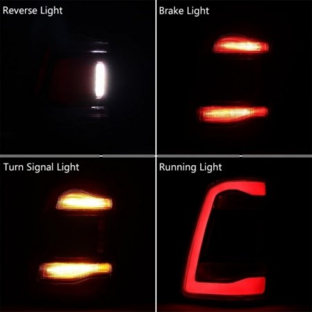 DODGE RAM 1500 2019-24 LAMPA TYŁ PRAWA LED Z CZERWONY POD BSM MARTWE POLE