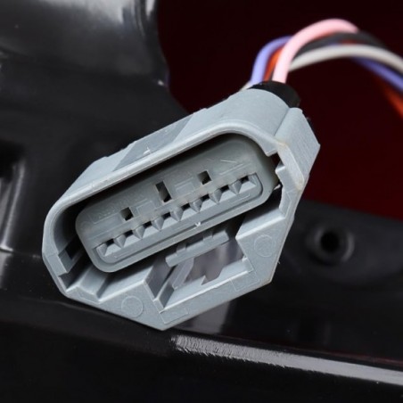 DODGE RAM 1500 2019-24 LAMPA TYŁ PRAWA LED Z CZERWONY POD BSM MARTWE POLE