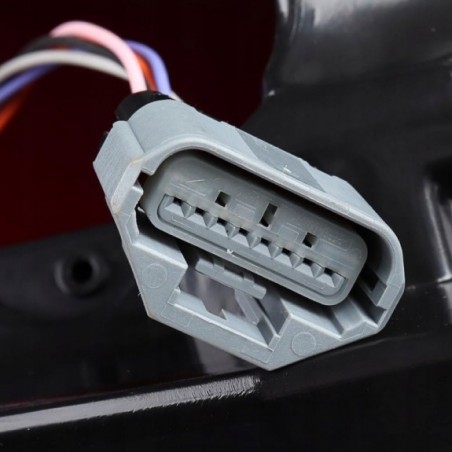 DODGE RAM 1500 2019-23 LAMPA TYŁ PRAWA +LEWA LED KOMPLET Z CZERWONY POD BSM