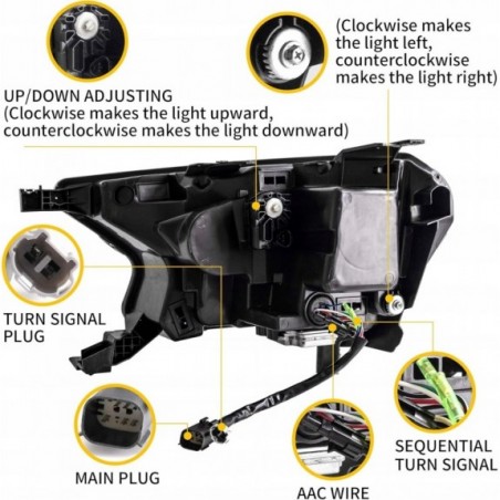 FORD RANGER T6 T7 T8 2016-2021 LAMPA LAMPY PRZÓD FULL LED VLAND LEWA +PRAWA
