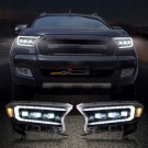FORD RANGER T6 T7 T8 2016-2021 LAMPA LAMPY PRZÓD FULL LED VLAND LEWA +PRAWA