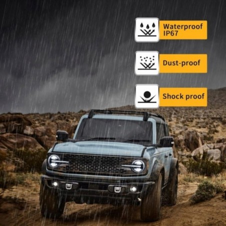 FORD BRONCO 2021-2024 LAMPA LAMPY PRZÓD FULL LED DRL VLAND LEWA + PRAWA