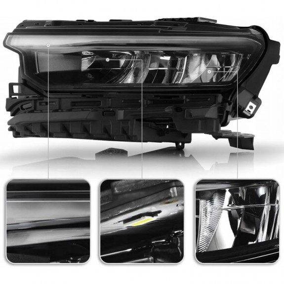 JEEP GRAND CHEROKEE WL L 2021- LAMPA LEWA FULL LED BIAŁY LED 8 PIN