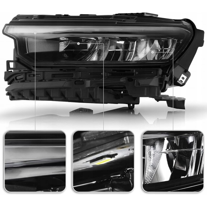 JEEP GRAND CHEROKEE WL L 2021- LAMPA LEWA FULL LED BIAŁY LED 8 PIN