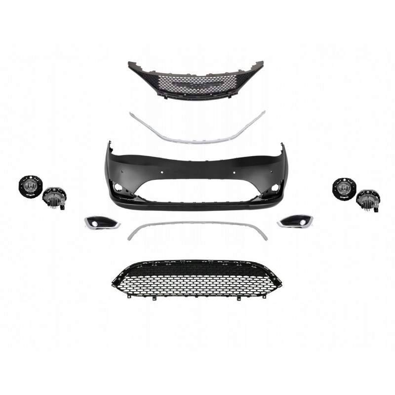CHRYSLER PACIFICA 2017-2020 ZDERZAK PRZEDNI KOMPLETNY PDC HALOGENY LED