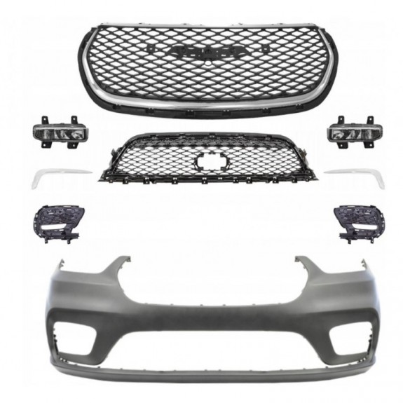 CHRYSLER PACIFICA 2021-2025 ZDERZAK PRZEDNI KOMPLETNY BEZ PDC HALOGENY LED