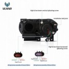 DODGE CHALLENGER 2008-2014 LAMPA LAMPY LEWA + PRAWA PRZÓD EUROPA LED VLAND