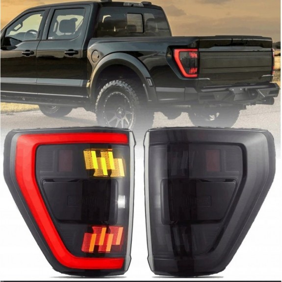 FORD F150 F-150 2021- LAMPA LAMPY LED VLAND KPL LEWA + PRAWA DYMIONE ŻÓŁTY