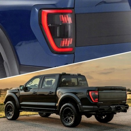 FORD F150 F-150 2021- LAMPA LAMPY LED VLAND KPL LEWA + PRAWA DYMIONE ŻÓŁTY