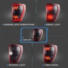 FORD F150 F-150 2021- LAMPA LAMPY LED VLAND KPL LEWA + PRAWA CZERWONE ŻÓŁTY