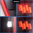 FORD F150 F-150 2021- LAMPA LAMPY LED VLAND KPL LEWA + PRAWA CZERWONE ŻÓŁTY