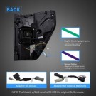 FORD F150 F-150 2021- LAMPA LAMPY LED VLAND KPL LEWA + PRAWA CZERWONE ŻÓŁTY