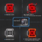 JEEP WRANGLER JL 2018-2023 LAMPA LAMPY TYŁ LED KOMPLET EUROPA VLAND DYMIONE