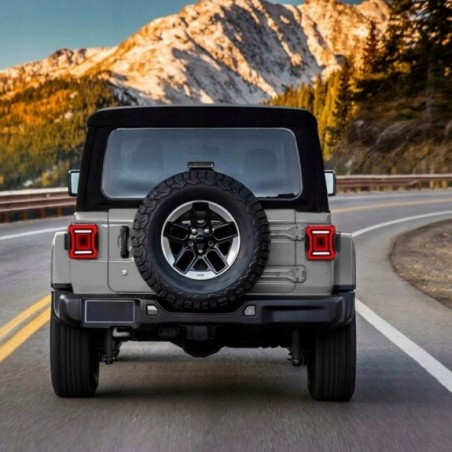JEEP WRANGLER JL 2018-2023 LAMPA LAMPY TYŁ LED KOMPLET EUROPA VLAND DYMIONE