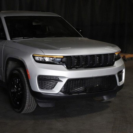 JEEP GRAND CHEROKEE WL 2021- LAMPA PRAWA PRZETWORNICA USA ŻÓŁTY LED CZARNA
