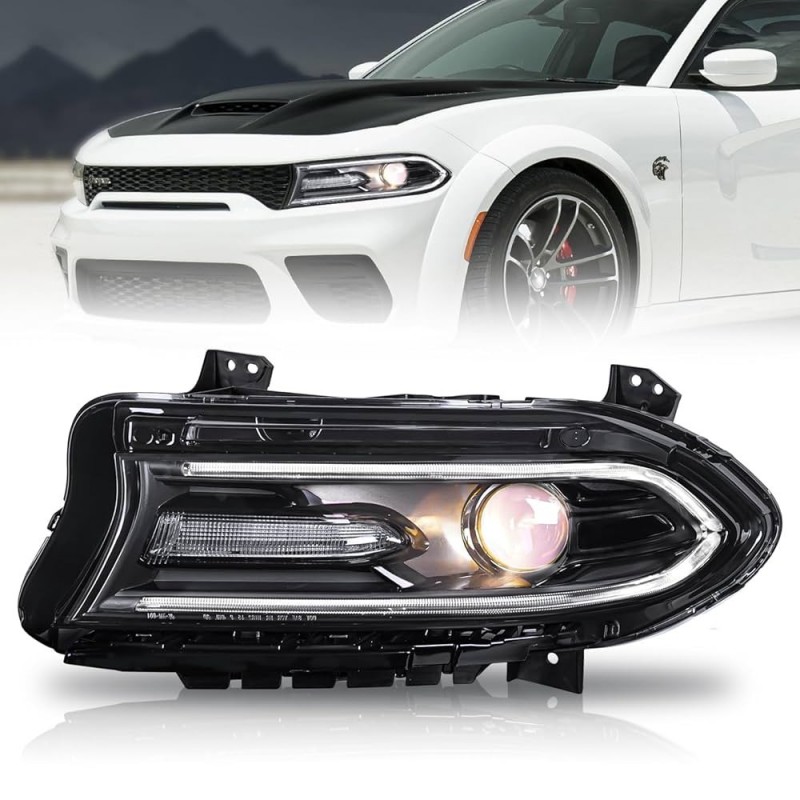 DODGE CHARGER 2015-2023 LAMPA PRZEDNIA LEWA Z LED NOWA 68294431AA