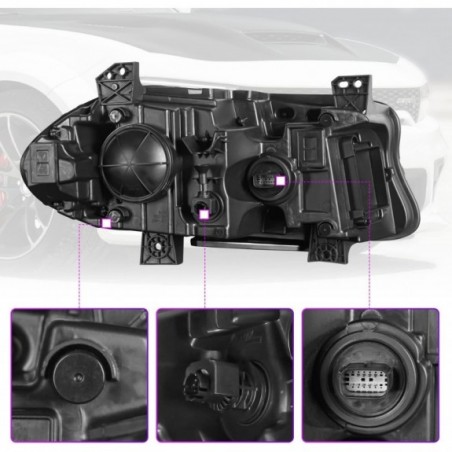 DODGE CHARGER 2015-2023 LAMPA PRZEDNIA LEWA Z LED NOWA 68294431AA