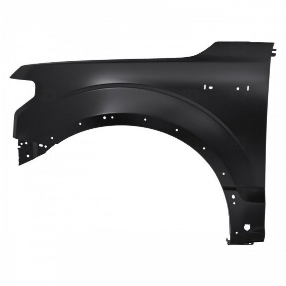BŁOTNIK LEWY OTWORY POD NAKŁADKĘ + PDC ALUMINIUM FORD F-150 F150 2015-2020