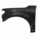 BŁOTNIK LEWY OTWORY POD NAKŁADKĘ + PDC ALUMINIUM FORD F-150 F150 2015-2020