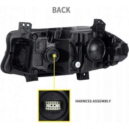 LAMPA LAMPY PRZEDNIE Z LED VLAND KOMPLET EUROPA DODGE CHARGER 2015-2023